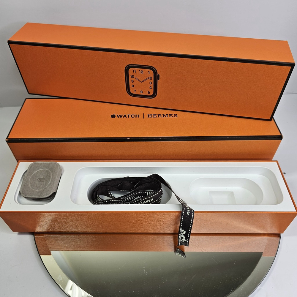Apple Hermes Boxes For Watch And Outer Box - Collector Box Only. No Band Box.